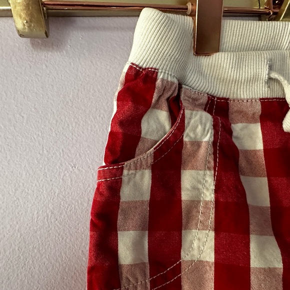 Baby Boden Red Checked Pants Size 18 - 24 Months - Picture 4 of 11